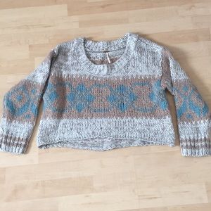 Free People crop sweater